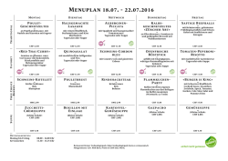 Menu PDF - Restaurant Berner Technologiepark