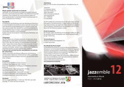 Flyer 2016 - Jazzemble