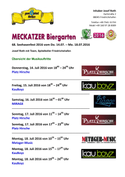 Uebersicht-Musik-Auftritte Meckatzer Biergarten