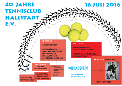 40 Jahre TCH4.cdr - Tennisclub Hallstadt eV