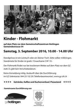Kinder - Flohmarkt