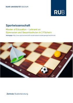 Sport - Ruhr-Universität Bochum