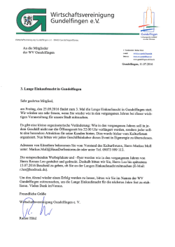 Page 1 Wirtschaftsvereinigung Gundelfingen e.V. Gundelfingen