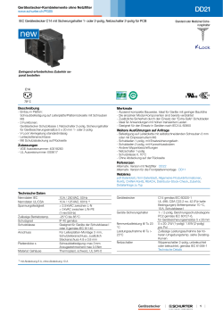 DD21 - Gerätestecker-Kombielemente ohne Netzfilter