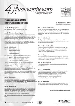 Reglement - SOBV – Solothurner Blasmusikverband
