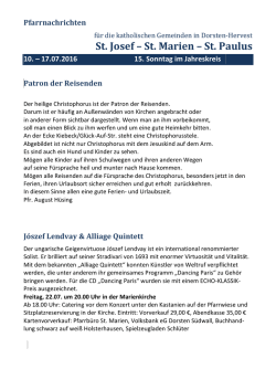 St. Josef – St. Marien – St. Paulus