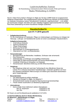 Haustechniker/in