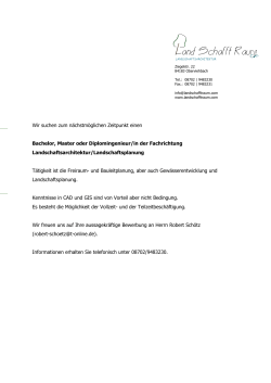Dieses Stellenangebot als PDF speichern