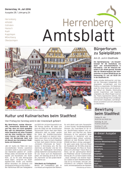 Kultur und Kulinarisches beim Stadtfest Bewirtung