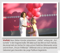 Page 1 Vielfalt Neun Welser Künstler präsentieren „Vielfalt“ entlang