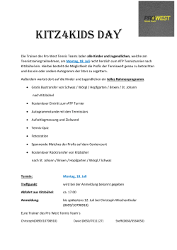 Generali Open KITZ4KIDS DAY