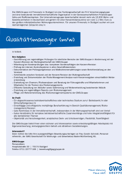 Qualitätsmanager (m/w) - IZ-Jobs