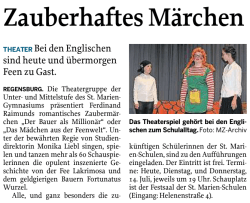 "Mittelbayerischen Zeitung" (Ausgabe: 12.07.2016)