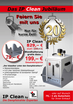 IP Clean Jubiläum - IP Dent Division