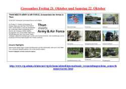 Grossanlass der Armee