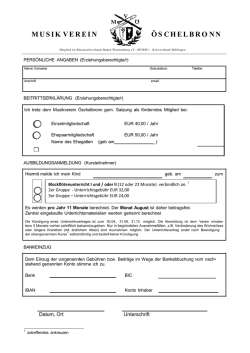 direkt hier - Musikverein &Ouml;schelbronn