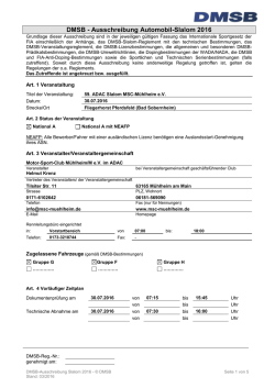 DMSB - MSC M&uuml;hlheim