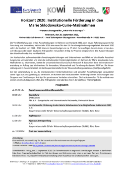 Programm - Universität Bonn