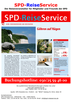 SPD-ReiseService