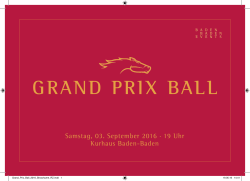 grand prix ball - Baden