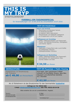 Fußball-EM-Tagungsspecial