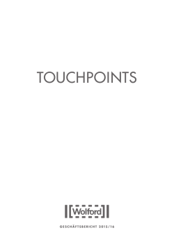 touchpoints - Wolford AG