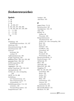 Stichwortverzeichnis - Wiley-VCH