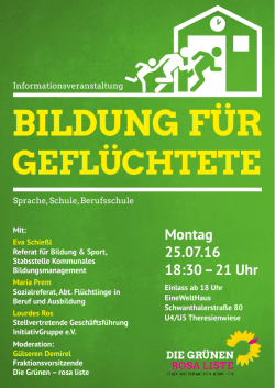 bildung für - Fraktion Die Grünen