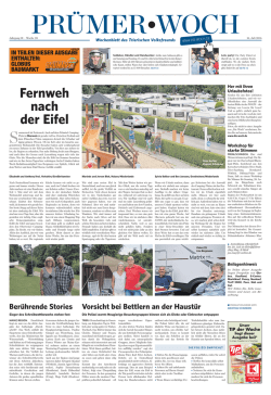 Fernweh nach der Eifel