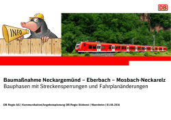 Eberbach &ndash; Mosbach