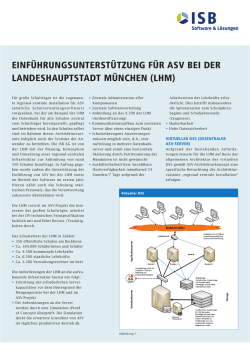 Einf&uuml;hrungsunterst&uuml;tzung f&uuml;r ASV bei der