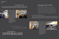 Designpreis 2015, Preisverleihung, OFENFLAMME