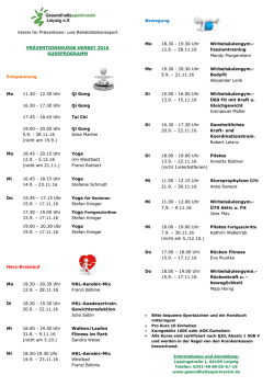 Kursplan detailiert - Gesundheitssportverein Leipzig e.V.