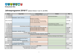 Jahresprogramm Kreisschule