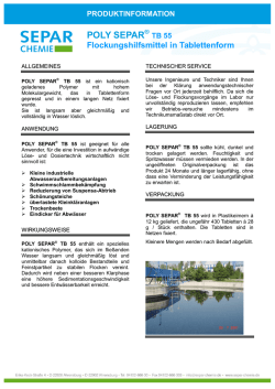 poly separ - Separ Chemie