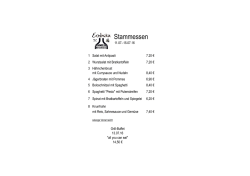 Stammessen - Schmelzer Brauhaus
