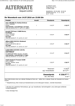 ALTERNATE.de - Apple, Notebook, PC und Technik g\374nstig kaufen