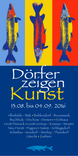 Flyer 2016 - Dörfer zeigen Kunst