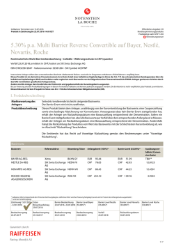 5.30% pa Multi Barrier Reverse Convertible auf Bayer
