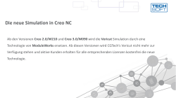 Die neue Materialentfernungssimulation in Creo NC Ablöse von