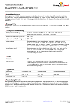 Hesse Lignal Datasheet