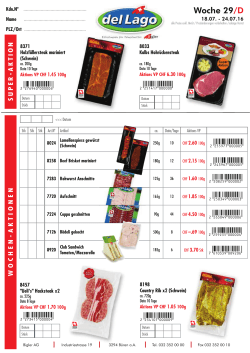 Bestellformular KW 29/2016