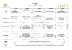 Speiseplan Kw 28