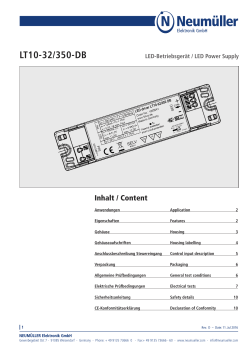 LT10-32/350-DB - Neumüller Elektronik GmbH