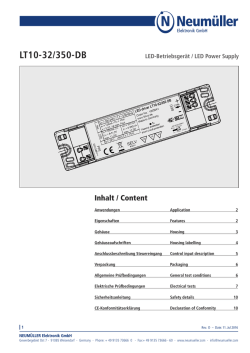 LT10-32/350-DB - Neum&uuml;ller Elektronik GmbH