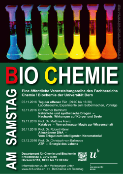BioChemie am Samstag 2016