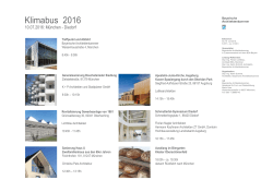 Klimabus 2016 - Bayerische Architektenkammer