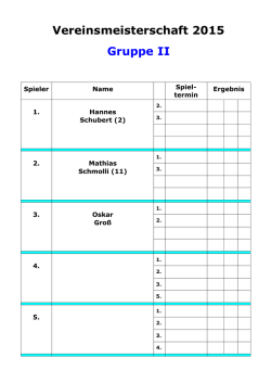 Gruppe II Herren