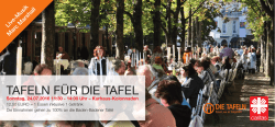 TAFELN FÜR DIE TAFEL