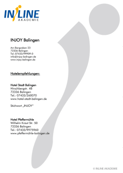 INJOY Balingen - Inline Akademie